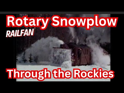 Rotary Snowplow Through the Rockies | Railfan Steam Action in the Colorado Mountains