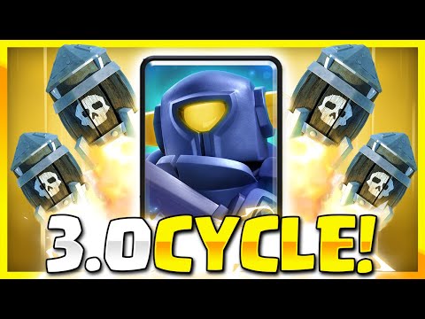 OVERPOWERED!! NEW MINI PEKKA ROCKET CYCLE IN CLASH ROYALE!!