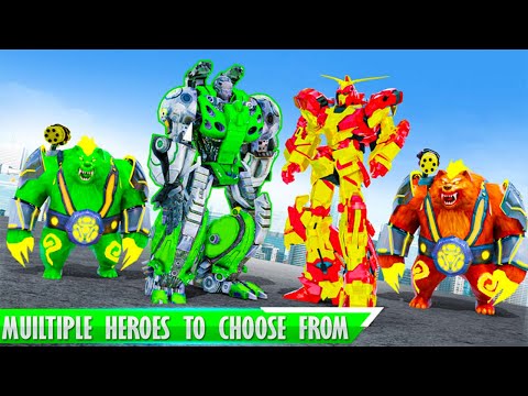 Bear Robot Car Transform: Flying Car Robot Games video | Robot 2021 gameplay | 3D robot gameplay