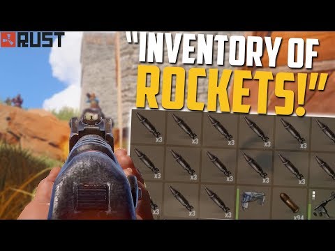 RUST | "INVENTORY OF ROCKETS!" (Rust Counter-Raid & PvP Highlights)