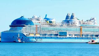 Icon of The Seas Royal Caribbean World's LARGEST cruise ship heading for Sea Trials | Part 3