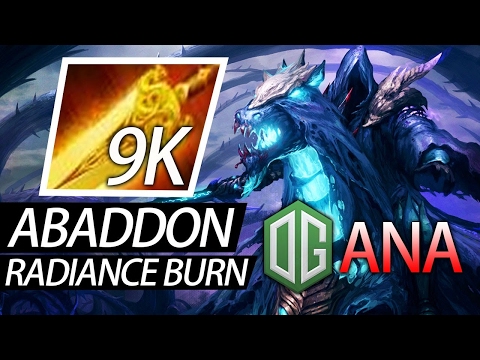 OG ANA Pub Game 9K MMR Radiance Dota 2 Abaddon Build - Otis Gonzalez