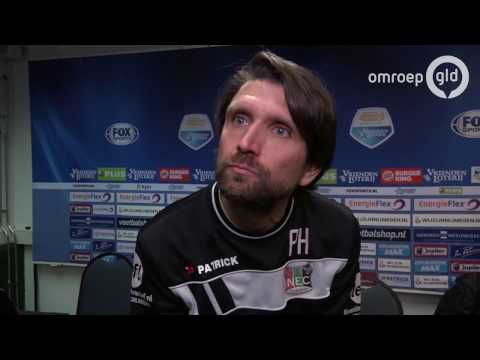 Trainer Peter Hyballa schrok van agressie bij fans NEC