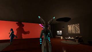 Winter Furry House in VRChat