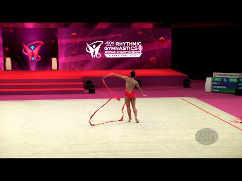 IZABEKOVA Aisha (KGZ) - 2021 Rhythmic Worlds, Kitakyushu (JPN) - Qualifications Ribbon
