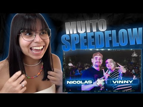 REACT | (DESAFIO DE SPEED FLOW ⏩) NÍCOLAS WALTER X VINNY | PRIMEIRA FASE | BATALHA DA ALDEIA