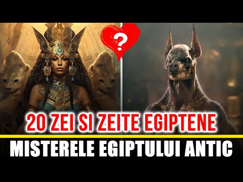 20 Zei si Zeițe Egiptene | Misterele Egiptului Antic