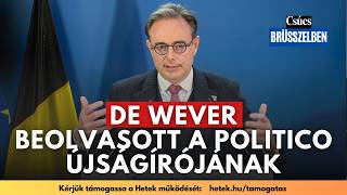 "Megyek is az orosz dácsámba pihenni, ezt írja meg!" Kiosztotta a Politico-t a belga miniszterelnök