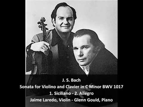 J. S. Bach - Sonata for Violin and Clavier in C Minor  BWV 1017 (1/2)