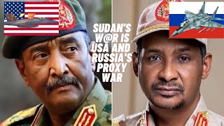 Mainstream media don't tell SECRET USA & Russia's proxy w@r in Sudan