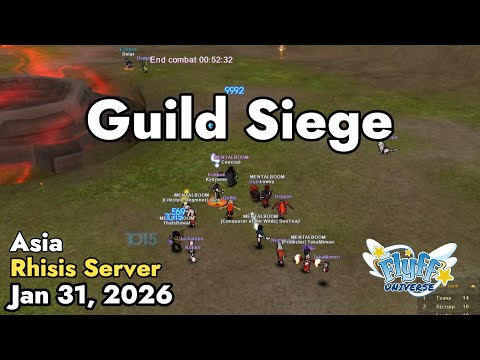 Guild Siege (Rhisis Server) January 31, 2026 | Flyff Universe