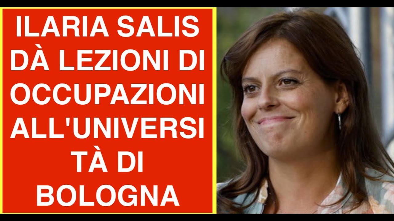ILARIA SALIS DÀ LEZIONI DI OCCUPAZIONI ALL'UNIVERSITÀ DI BOLOGNA