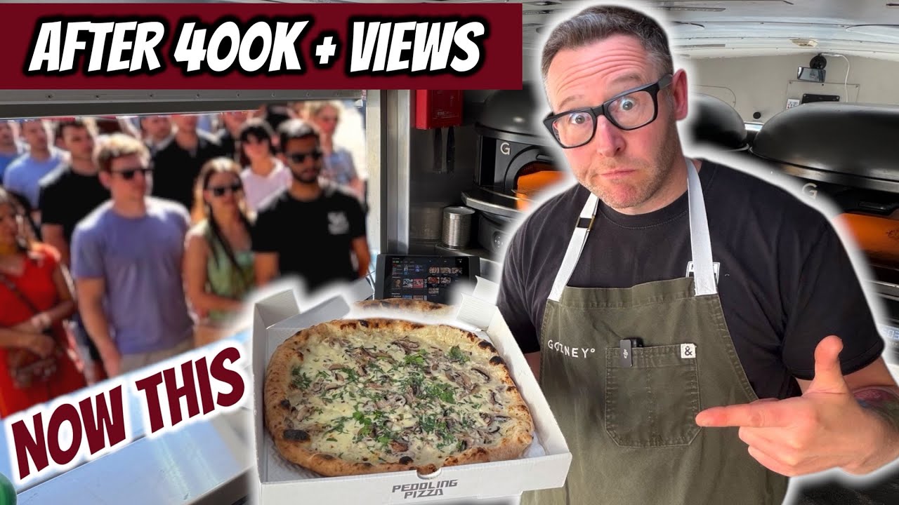 A Day In My Pizza Truck After My Last Video Blew Up