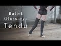 Ballet Glossary Tendu
