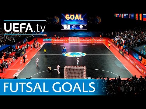Great Futsal EURO final goals from 1999 to 2014