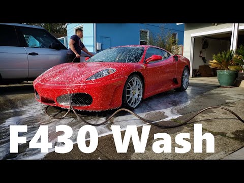 Washing My 2006 Ferrari F430