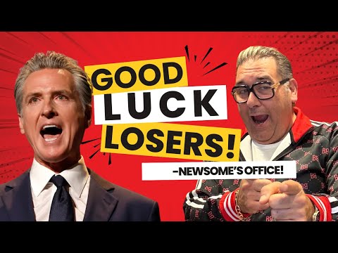 Newsom Said “Good Luck, Losers.” We’ll See Who’s Laughing!!
