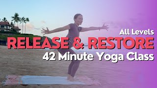 43 Minute Yoga Class - Release & Restore Yoga Flow