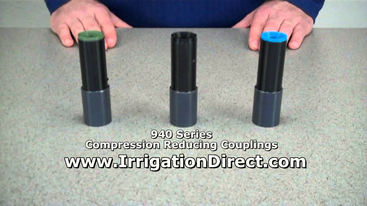 Drip Irrigation Compression Reducing Coupling for 940 and 620 Tubing