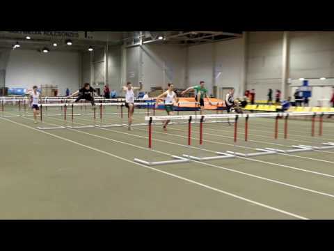 Junior férfi 60 m-es gátfutás