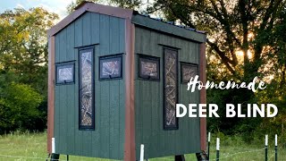 The BEST homemade Deer Blind