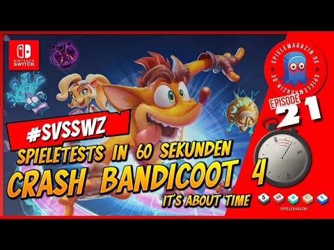 Crash Bandicoot 4 Spieletest in 60 Sekunden | Crash Bandicoot 4 Review Deutsch (svsswz)