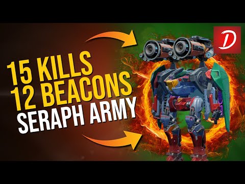 🔥 15 Kills 12 Beacons : Seraph Army Puncher Devastator : War Robots WR