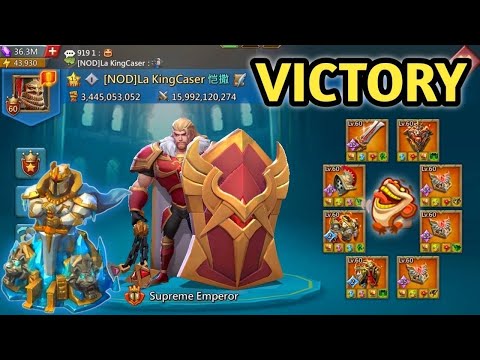 WINNING HARDEST EMPEROR IN A YEAR  - Lords Mobile