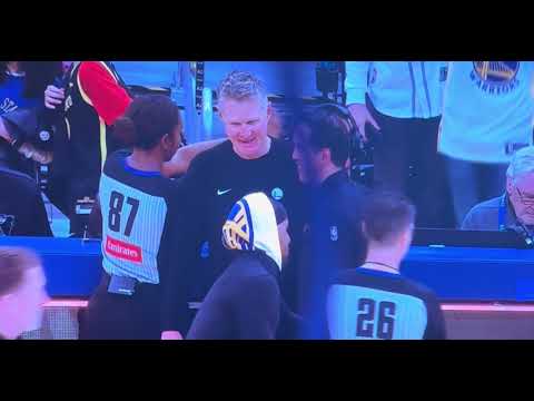 Trayce Jackson-Davis hits a half court buzzer beater to end the game for his FIRST career 3 pointer