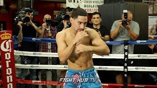 DANNY GARCIA A SOLID 150 THREE DAYS AWAY FROM PORTER FIGHT AS HE SHOWS OFF COMBOS IN WORKOUT!