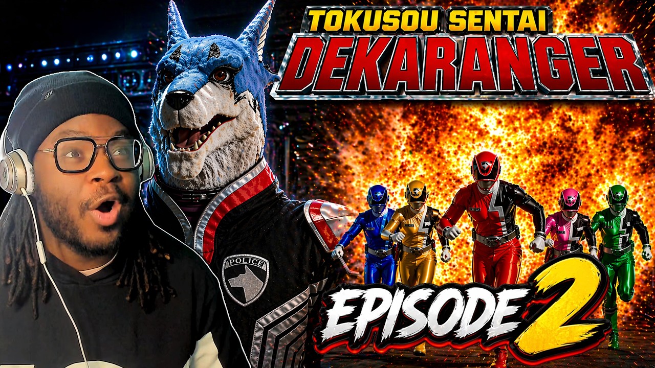 First Time Watching Super Sentai! (Tokusou Sentai Dekaranger Ep.2)