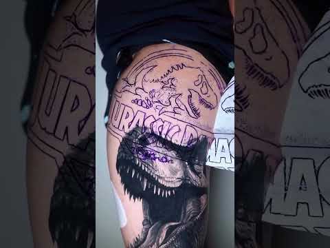 Jurassic Park Tattoo by Mirko Pont
