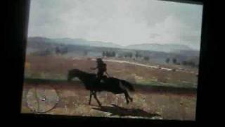 Red Dead Redemption- Horse Fights with Roman xD