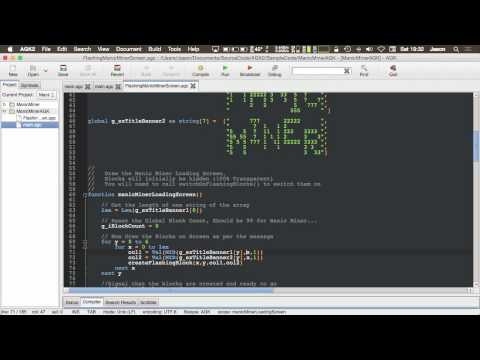 Manic Miner Remake Tutorial 2 - The Flashing Blocks