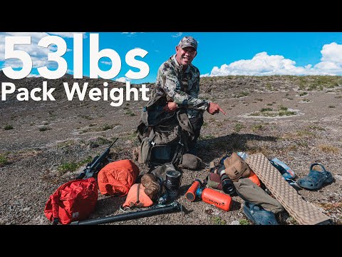 2025 Successful Mountain Goat Hunt – Lightest Pack Yet! Full Gear Dump & Weight Breakdown