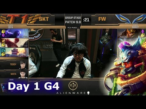 SK Telecom T1 vs Flash Wolves | LoL MSI 2019 Group Stage Day 1 | SKT vs FW