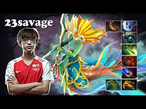 23savage - Naga Siren Safelane | Dota 2 7.30e Gameplay