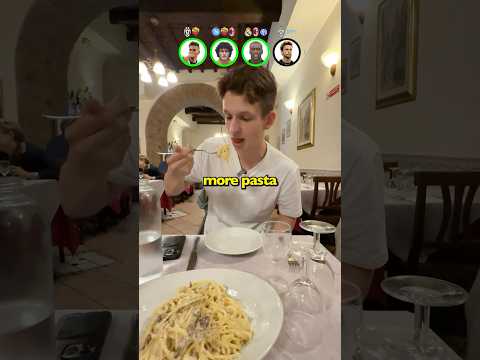 Only Eating What Footballers Order 🍽️