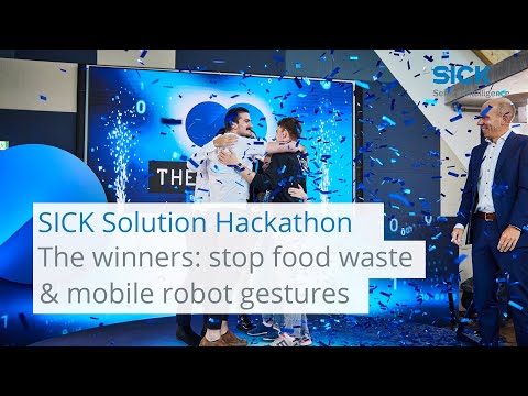 Stop food waste and mobile robots gestures - the winners from SICK Solution Hackathon