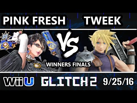 Glitch 2 Smash 4 - VGBC | Pink Fresh (Bayonetta) Vs. Tweek (Cloud) SSB4 Winners Finals - Smash Wii U