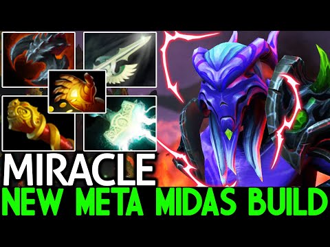 MIRACLE [Faceless Void] New Meta Midas Build No Battle Fury Dota 2