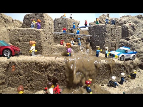 LEGO DAM BREACH - NEW SAND CITY COLLAPSE