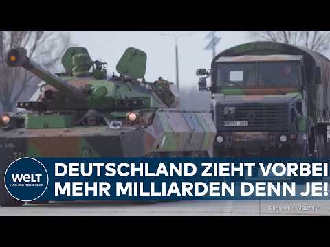DEUTSCHLAND RÜSTET AUF: Rekord bei Militärausgaben – Deutschland überholt erstmals ganz Westeuropa!