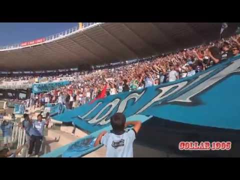 "EN LAS MALAS NUNCA SE BORRO + GOL" Barra: Los Piratas Celestes de Alberdi &bull; Club: Belgrano &bull; País: Argentina