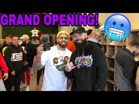 SHOE BOXX HOUSTON SNEAKER STORE GRAND OPENING! FEAT: PAUL WALL BABY!