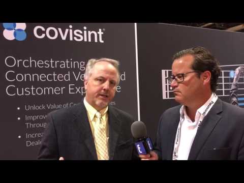 Covisint Booth Interview at TU Automotive Detroit 2016