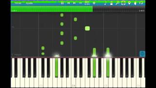 The Ballad of Me and My Brain - The 1975 - Piano Tutorial - Synthesia