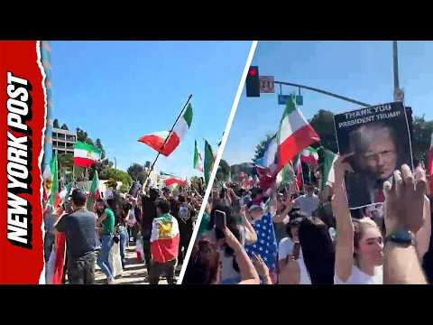 People Celebrate In Streets Of LA After Iranian Supreme Leader's Death