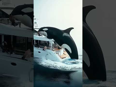 💥Orca Whale CRASHES Luxury Yacht Party!