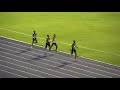 4×800m start leg of the record breaking team 